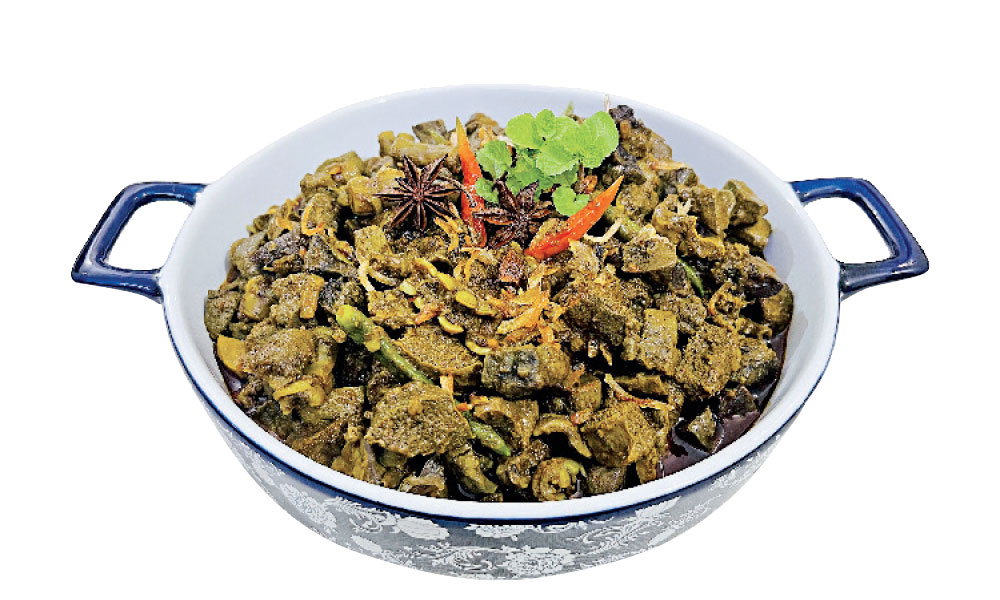 হালিম নেহারি ভুঁড়ি ভাজা ও মাথার মাংসের পদ